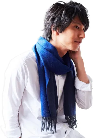 100% Pure Cashmere Reversible Scarf, Ultra Soft Cashmere from Inner Mongolia, Unisex Design, Cotton shawl, Linen Wrap