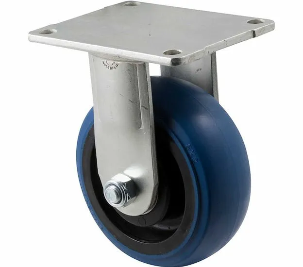 125mm Blue Rubber Castors - 350KG Rated