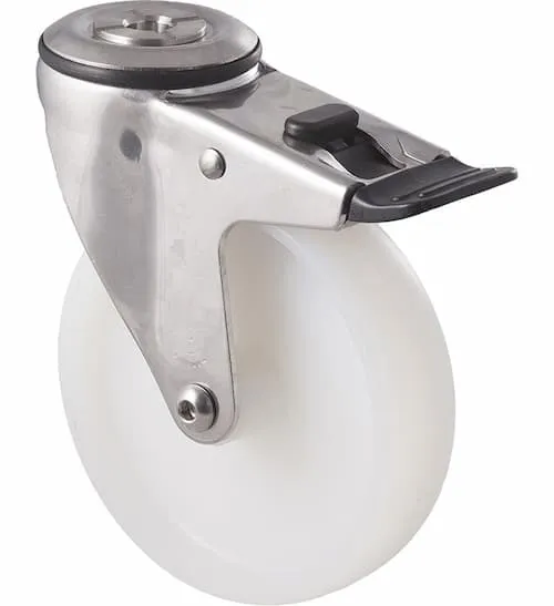 125mm Nylon Stainless Steel  Castors - 150KG Rated