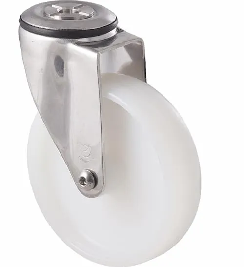 125mm Nylon Stainless Steel  Castors - 150KG Rated