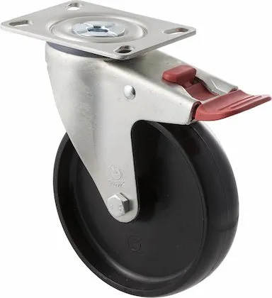 125mm Nylon Wheel Castors - 150KG Rated