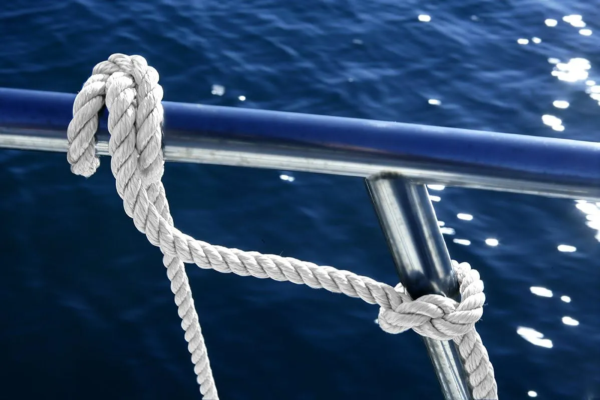 1/2" x 200' White 3 Strand Twisted Nylon Anchor Line - Boat Accessories