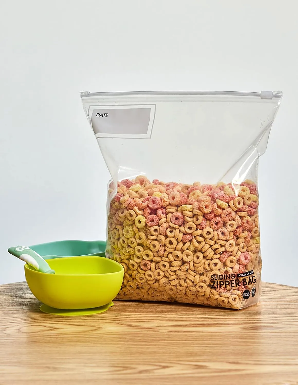 2 Gallon Slider Storage Bags- 80 Count, Featuring Expandable Bottom, Zero BPA, Microwave-Safe(4 boxes of 20)