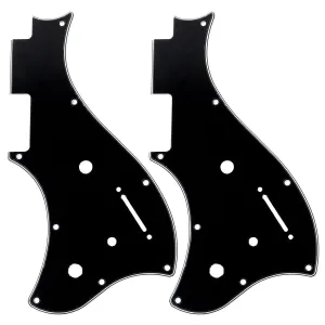2 Pcs Electric Guitar Pickguard Scratch Plate for Paul Reed Smith Mira Black