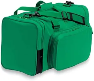27" Blank Sports Duffle Bag Gym Bag Travel Duffel With Adjustable Strap and Removal Front Compartment (Kelly Green)