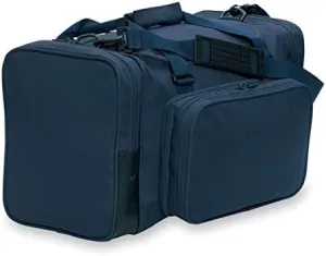 27" Blank Sports Duffle Bag Gym Bag Travel Duffel With Adjustable Strap and Removal Front Compartment (Navy)