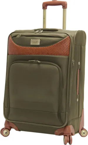 28 Inch Luggage with Spinner Wheels Softside Expandable Large Suitcase