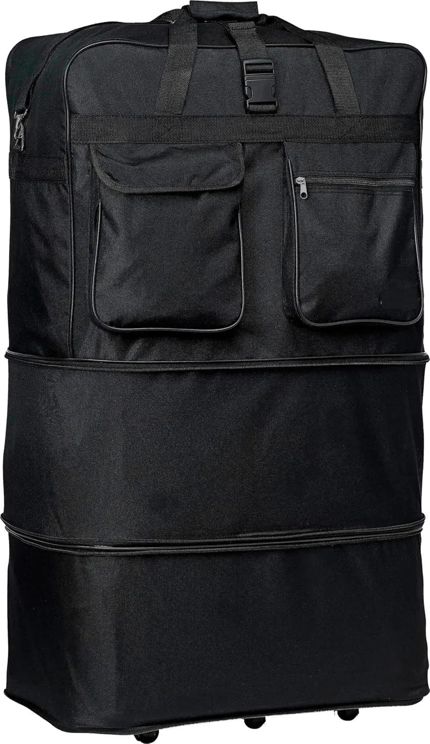 36'' Light-weight Expandable Wheeled Bag for Travel Holds 70 Lbs