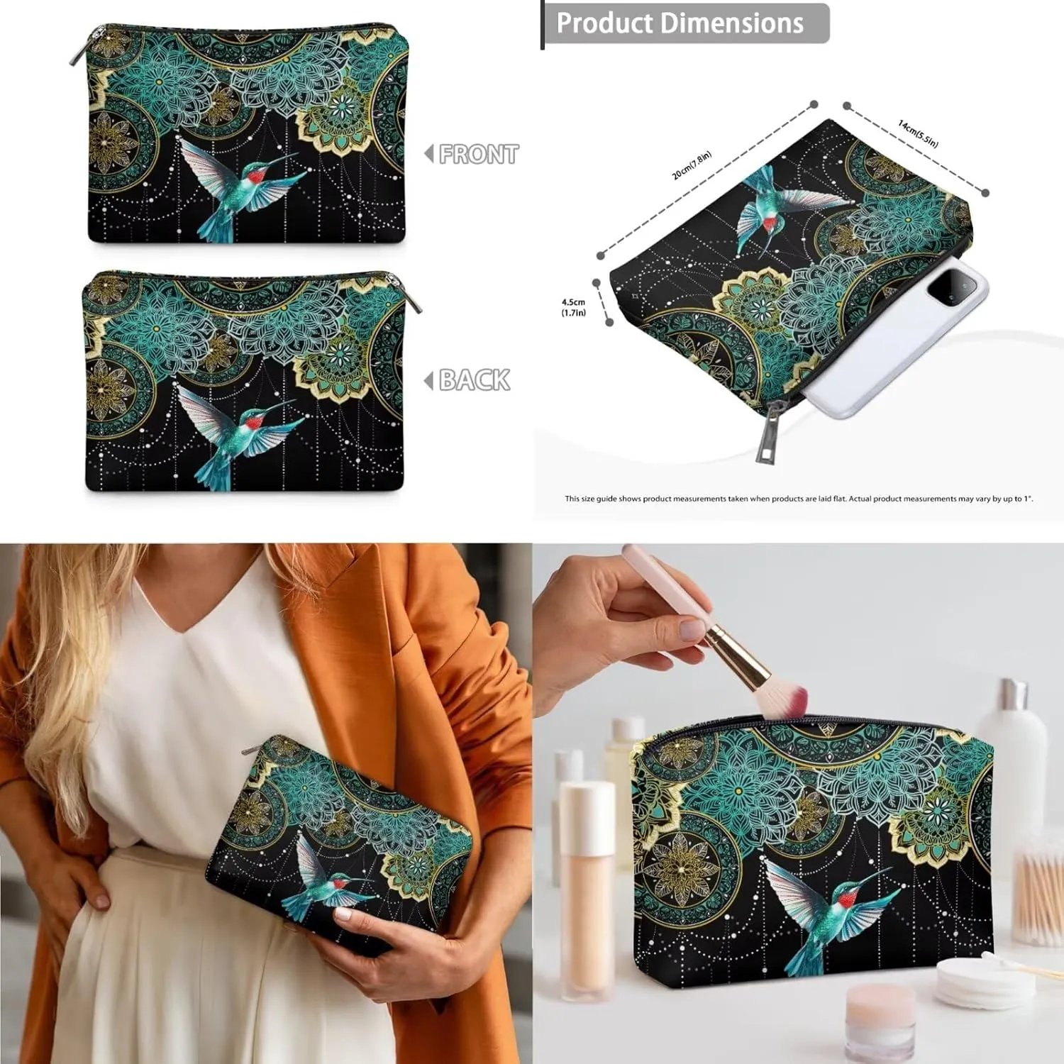 3PCS Tote Handbag Wallet for Women Ladies,Small Handbag and Wallet Set,Travel Handbag and Wallet All in One