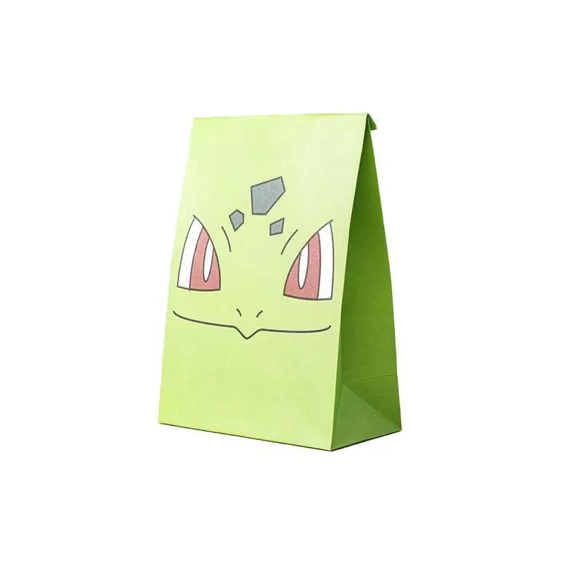 40 PCS Cartoon Gift Paper Bag White Kraft Paper AU