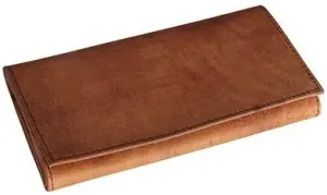 4th Generation Leather Pipe Tobacco Pouch ~ Choose Your Style (Brown Rollup)