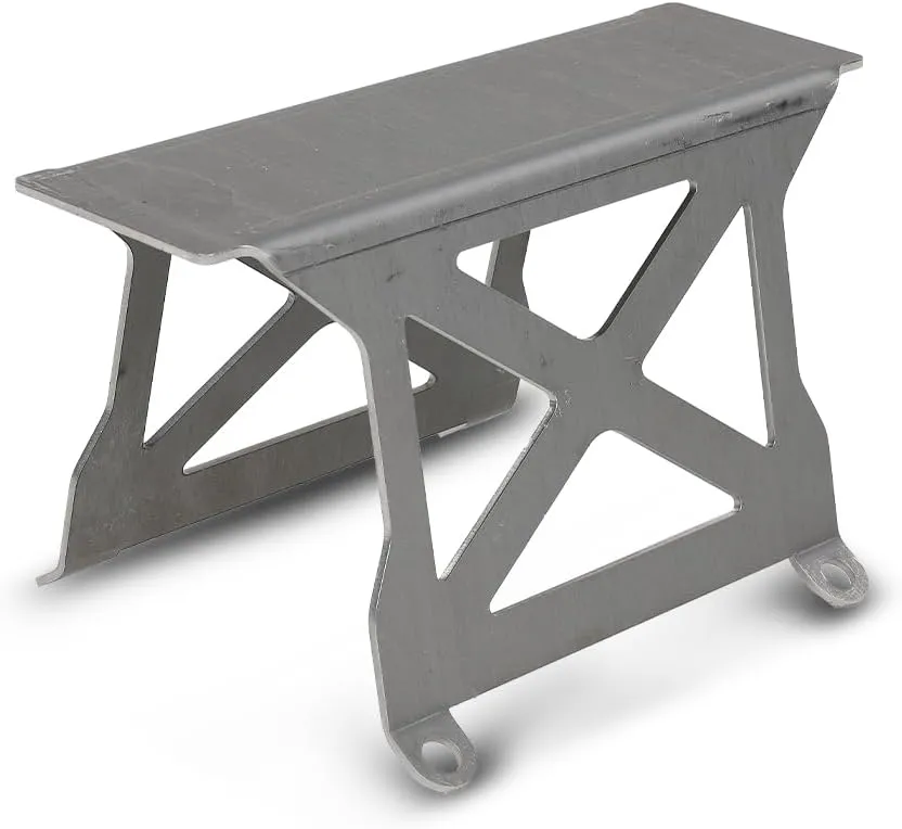 5" Tall Tunnel Mount Automatic Shifter Stand Compatible with B&M, Hurst, TCI, Megashifter, Ratchet, etc. Silver