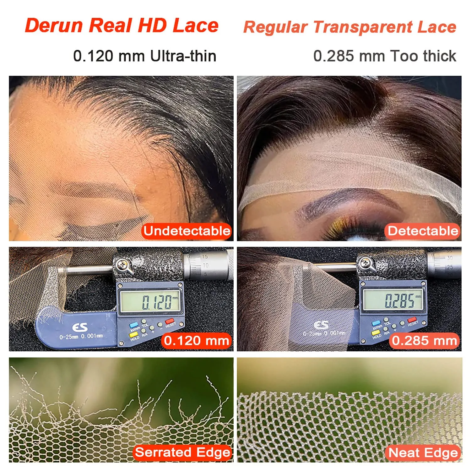 5x5 Real HD Lace Closure