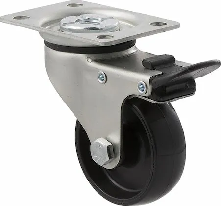 65mm Nylon Light Duty Castor - 50KG Rated