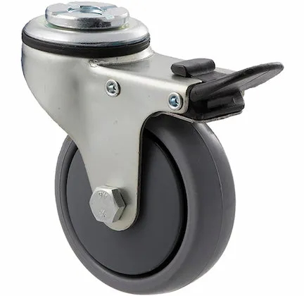 75mm Thermoplastic Light Duty Castor - 50KG Rated