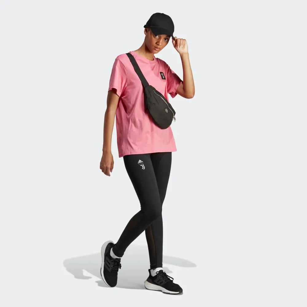adidas Juventus Turin Womens Soccer Tee, Rose Tone