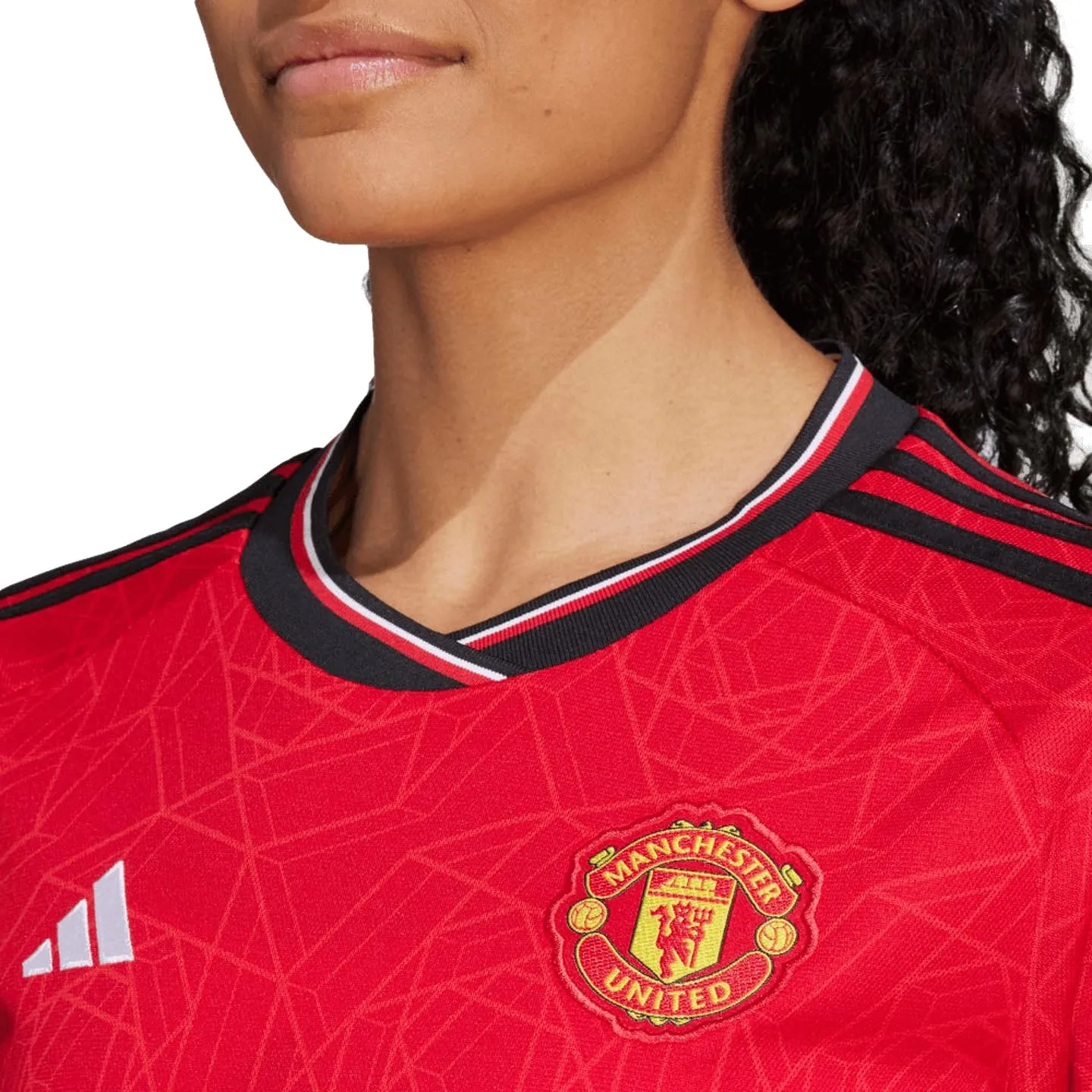 adidas Women's Soccer Manchester United 23/24 Home Jersey - Authentic Design with Cooling Heat.RDY Technology