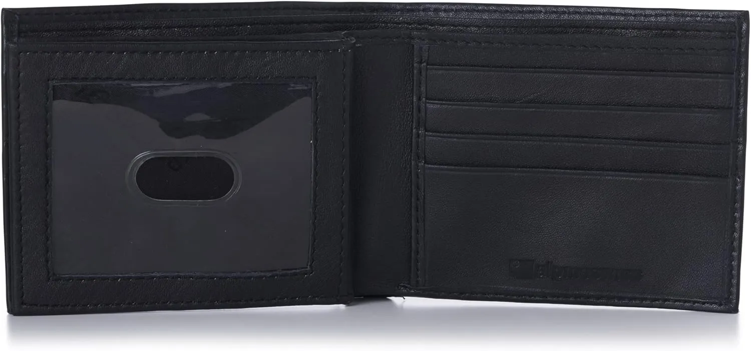 Alpine Swiss Mens Wallet Trifold Bifold Billfolds to choose from Genuine Leather Comes in Gift Bag