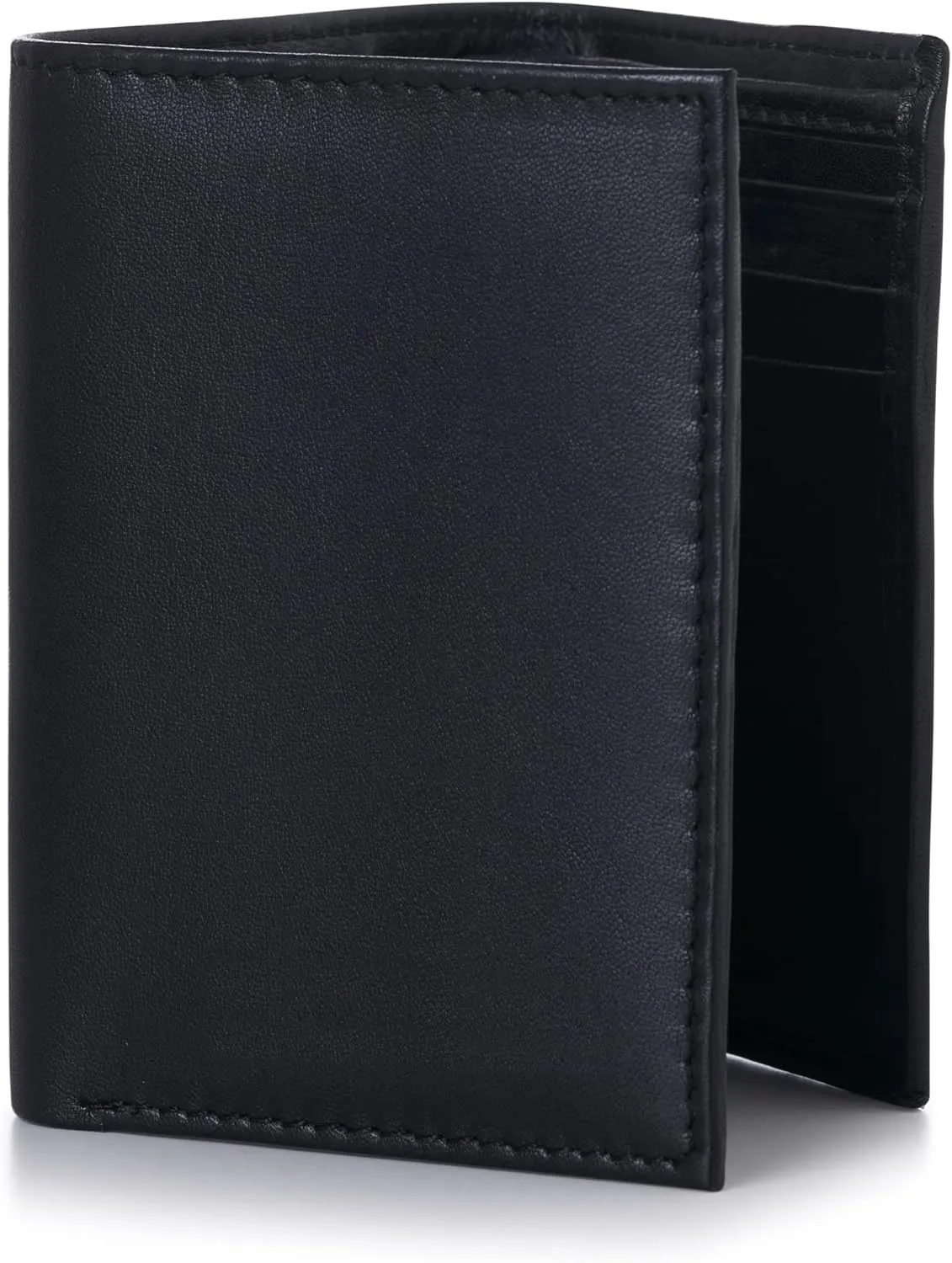 Alpine Swiss Mens Wallet Trifold Bifold Billfolds to choose from Genuine Leather Comes in Gift Bag