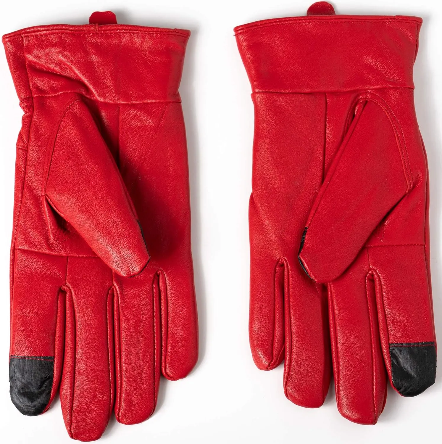 Alpine Swiss Womens Touch Screen Gloves Leather Phone Texting Glove Thermal Warm