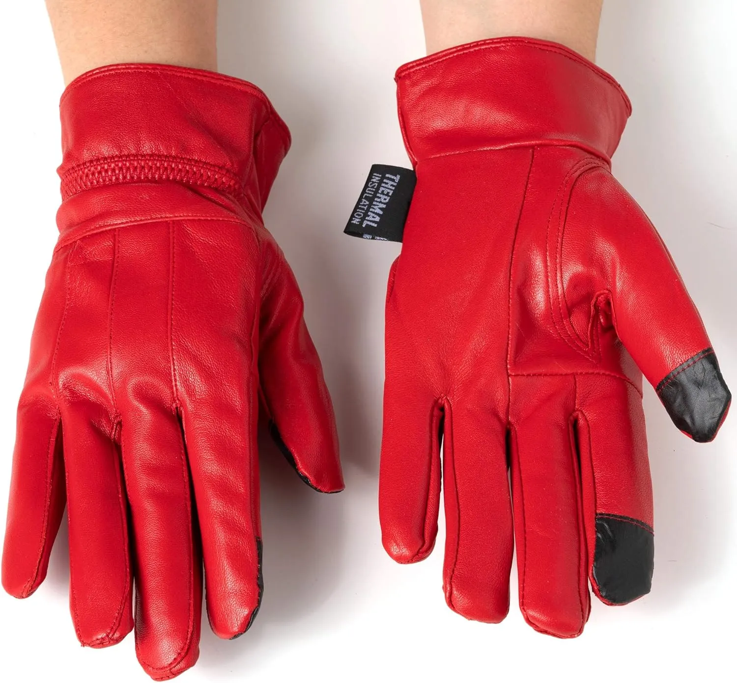 Alpine Swiss Womens Touch Screen Gloves Leather Phone Texting Glove Thermal Warm