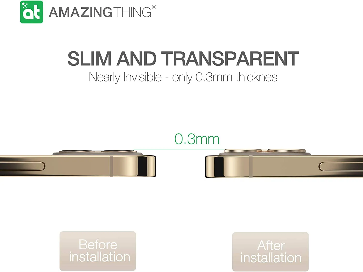 Amazing Thing iPhone 12 PRO Camera Lens Protector SUPREME AR