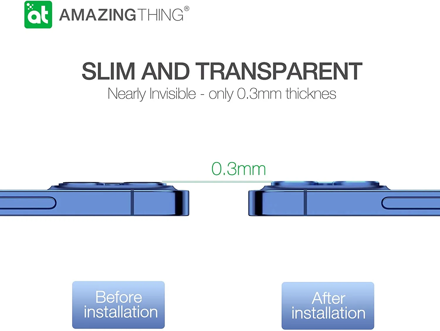 Amazing Thing iPhone 12 PRO Camera Lens Protector SUPREME AR