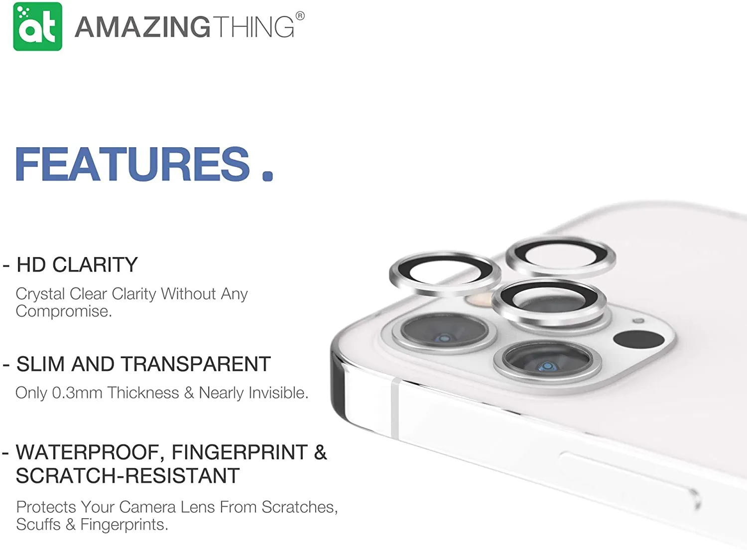 Amazing Thing iPhone 12 PRO Camera Lens Protector SUPREME AR