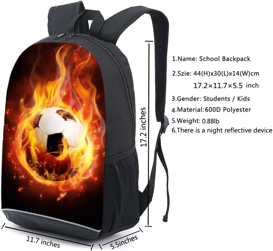 American Football Backpack School Bag