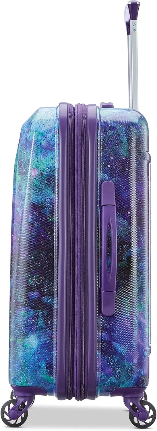American Tourister Moonlight Hardside Expandable Luggage with Spinner Wheels, Cosmos, Carry-On 21-Inch