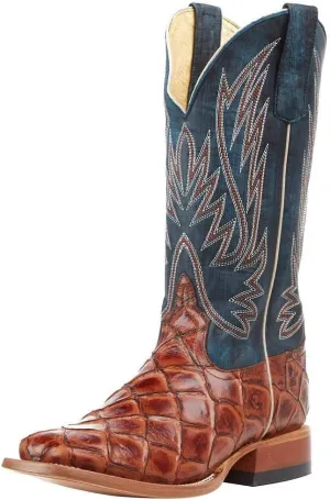 Anderson Bean Western Boots Girls Kids Peace Daisy 2 Child Bone K7021