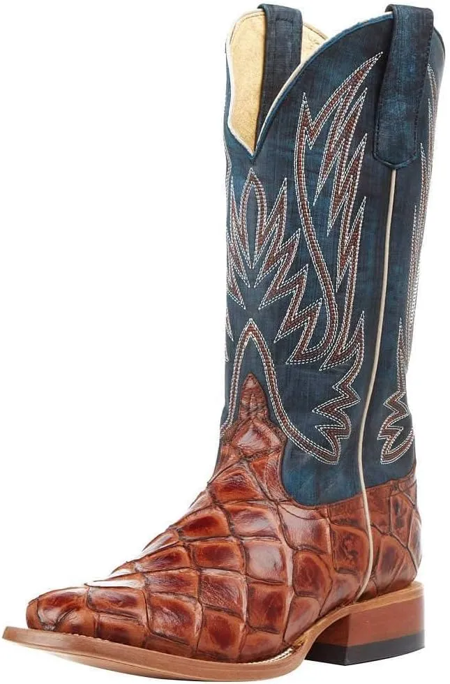 Anderson Bean Western Boots Girls Kids Peace Daisy 2 Child Bone K7021