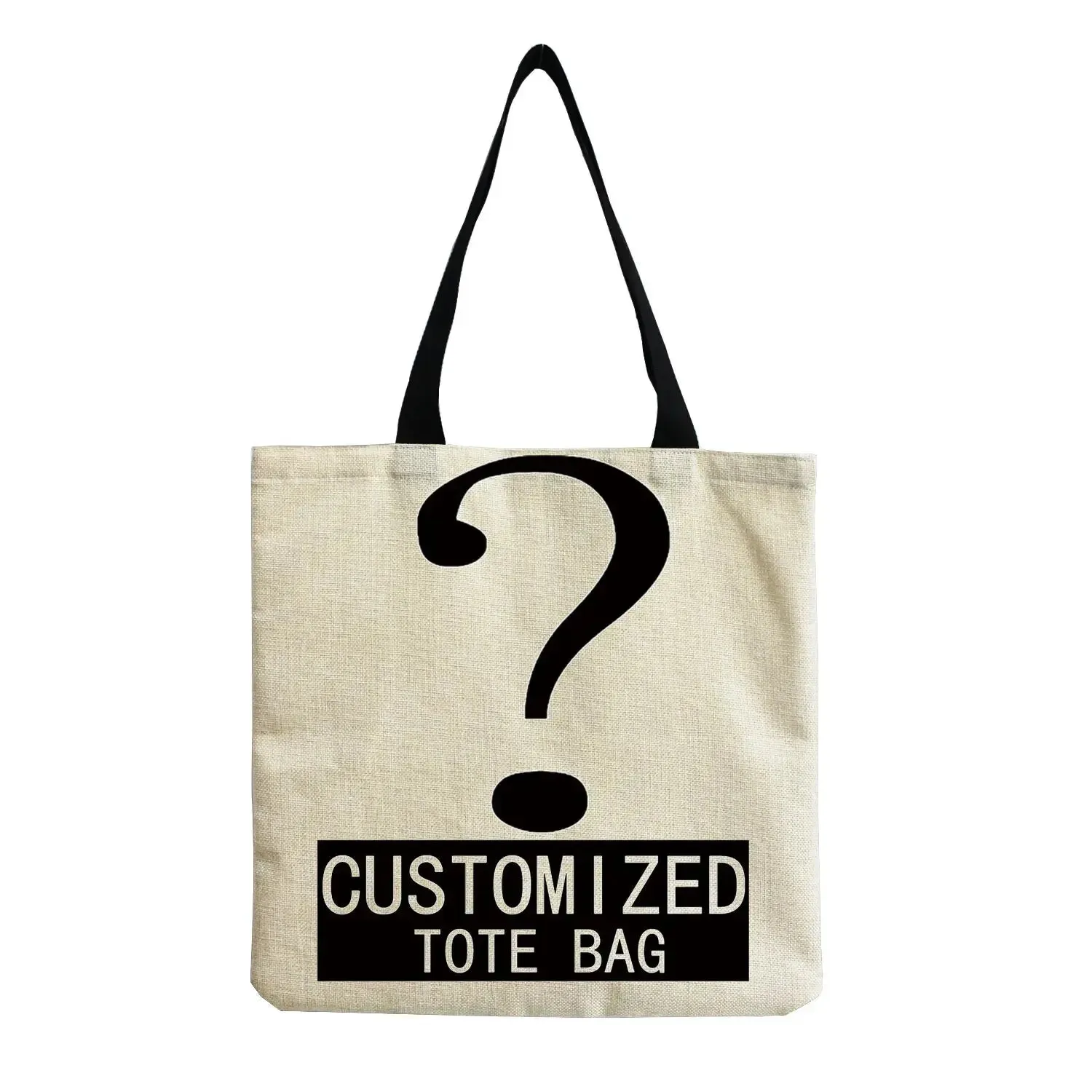 Animal Printed Cartoon Black Cat Tote Fashion Outdoor Women Shoulder Bag Eco Friendly High Capacity Portable Shopping Handbags