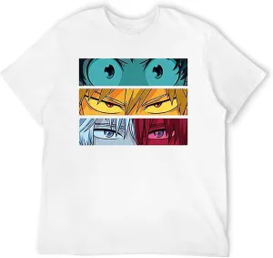 Anime Style Hero School Graphic T-Shirt for Men and Women, Cool Superpower Academy Tee, Japanese Cartoon Shirt