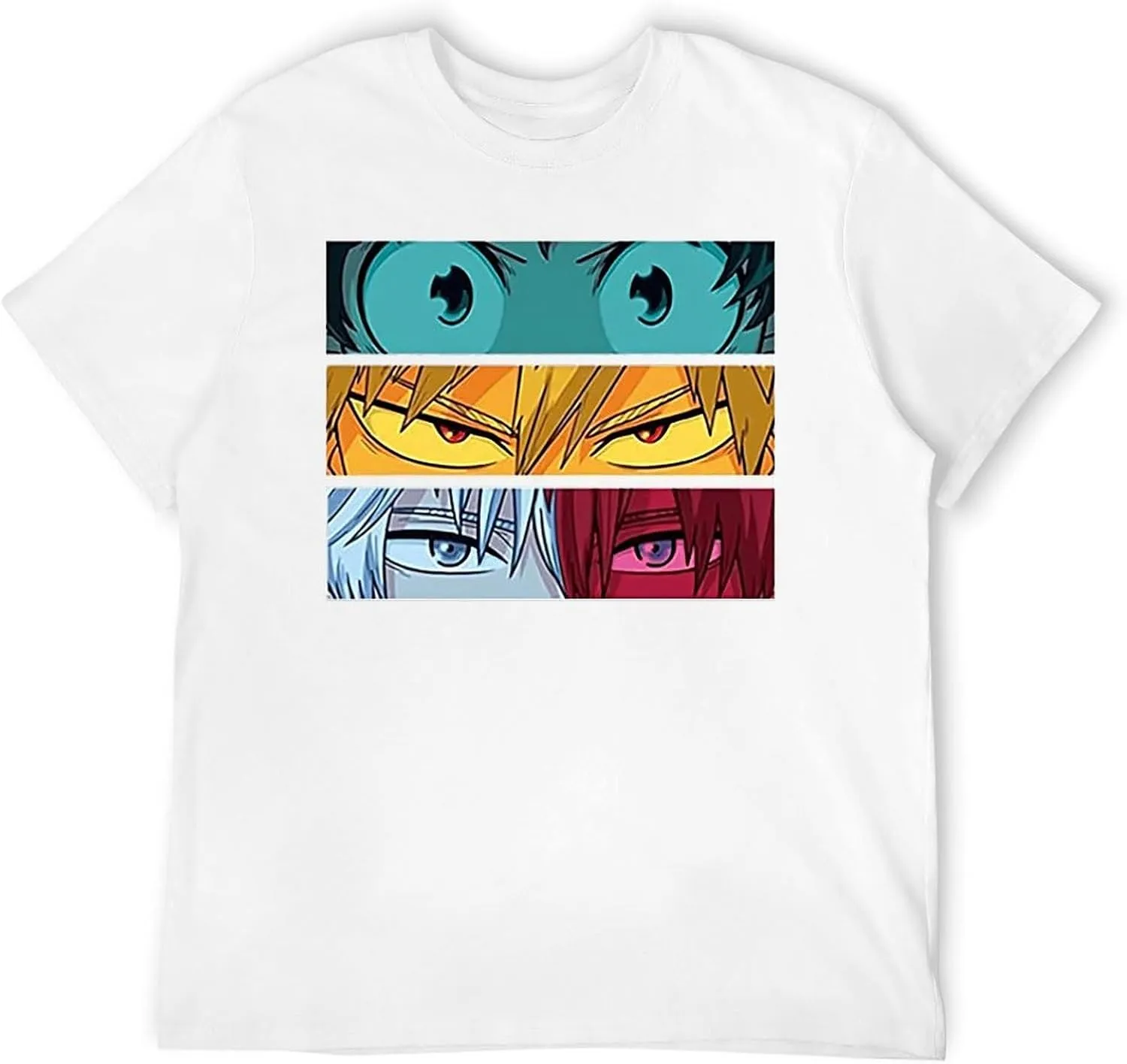 Anime Style Hero School Graphic T-Shirt for Men and Women, Cool Superpower Academy Tee, Japanese Cartoon Shirt