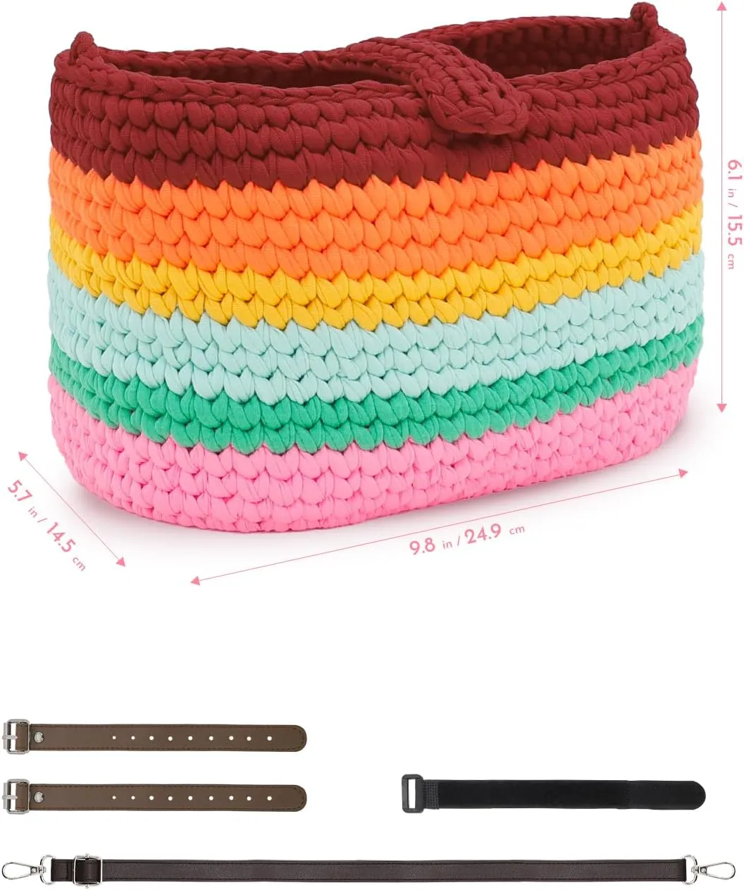 ANZOME Girl Bike Basket - Fun Bike Handlebar Bag for Young Riders and Stylish Moms