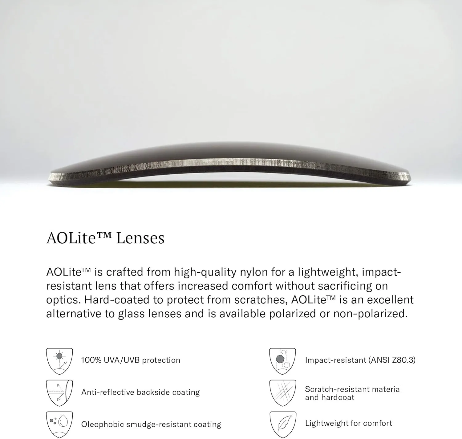 AO Checkmate Sunglasses - AOLite Nylon Lenses - Polarized