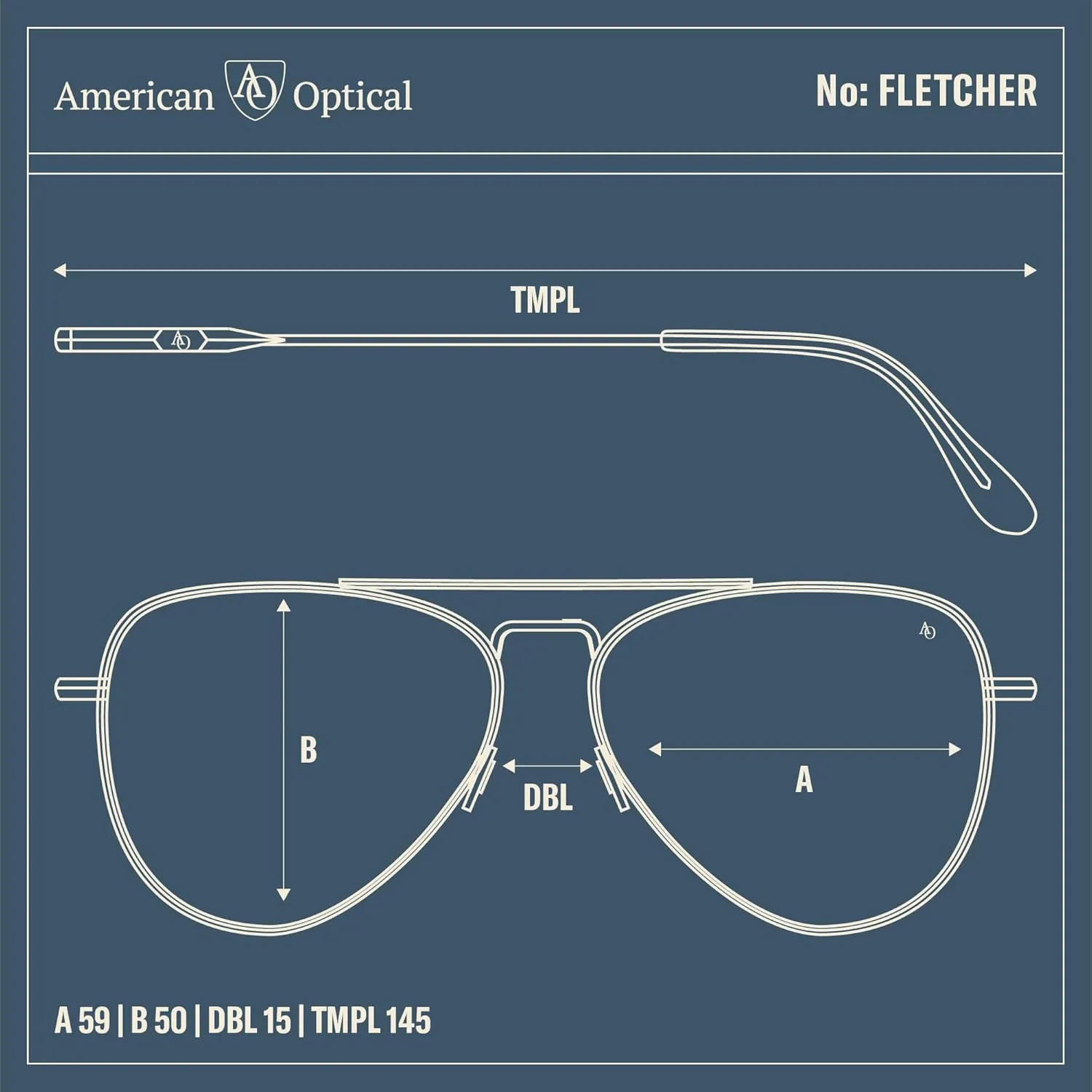 AO Fletcher Sunglasses AOLite Nylon Lenses
