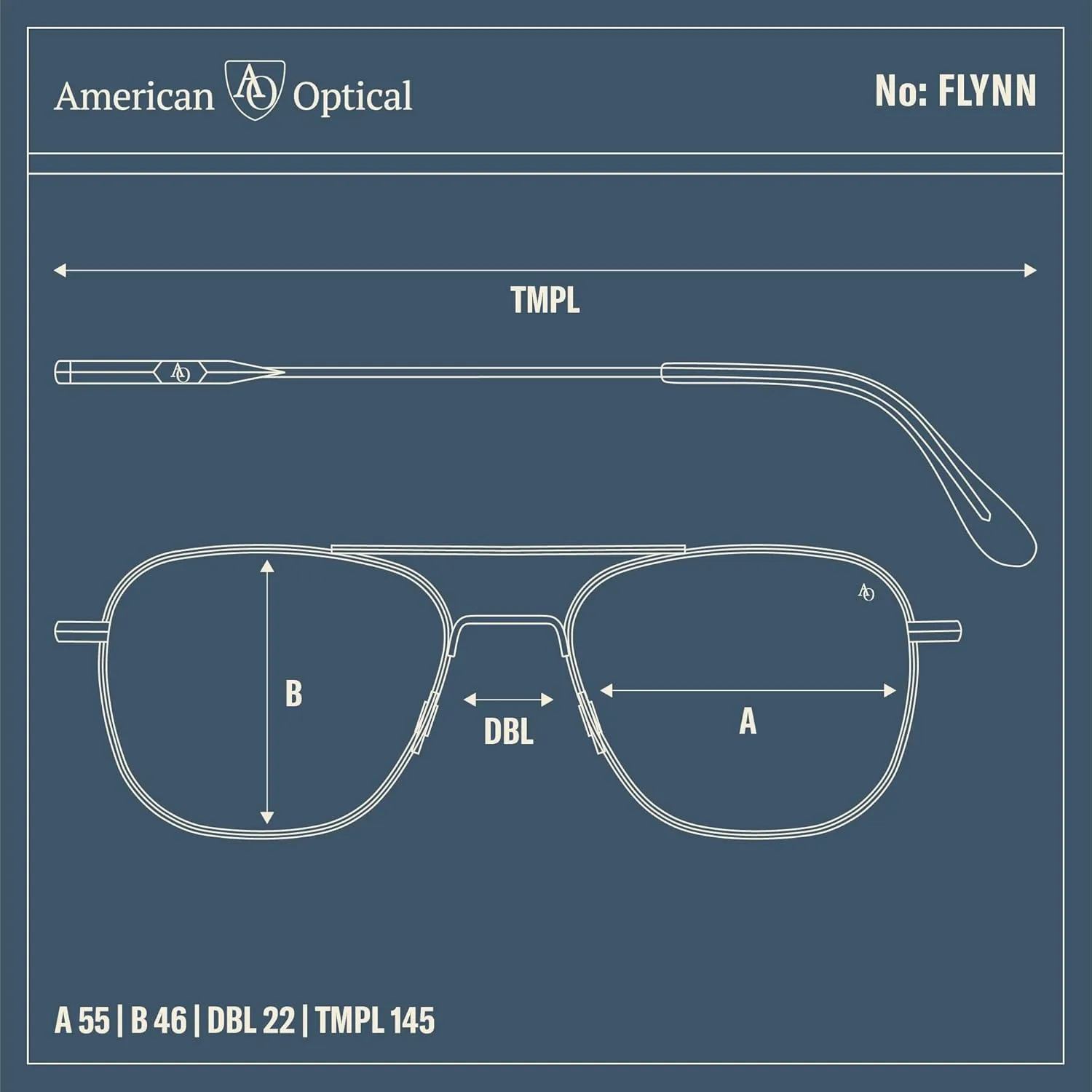 AO Flynn Sunglasses - AOLite Nylon Lenses - Polarized