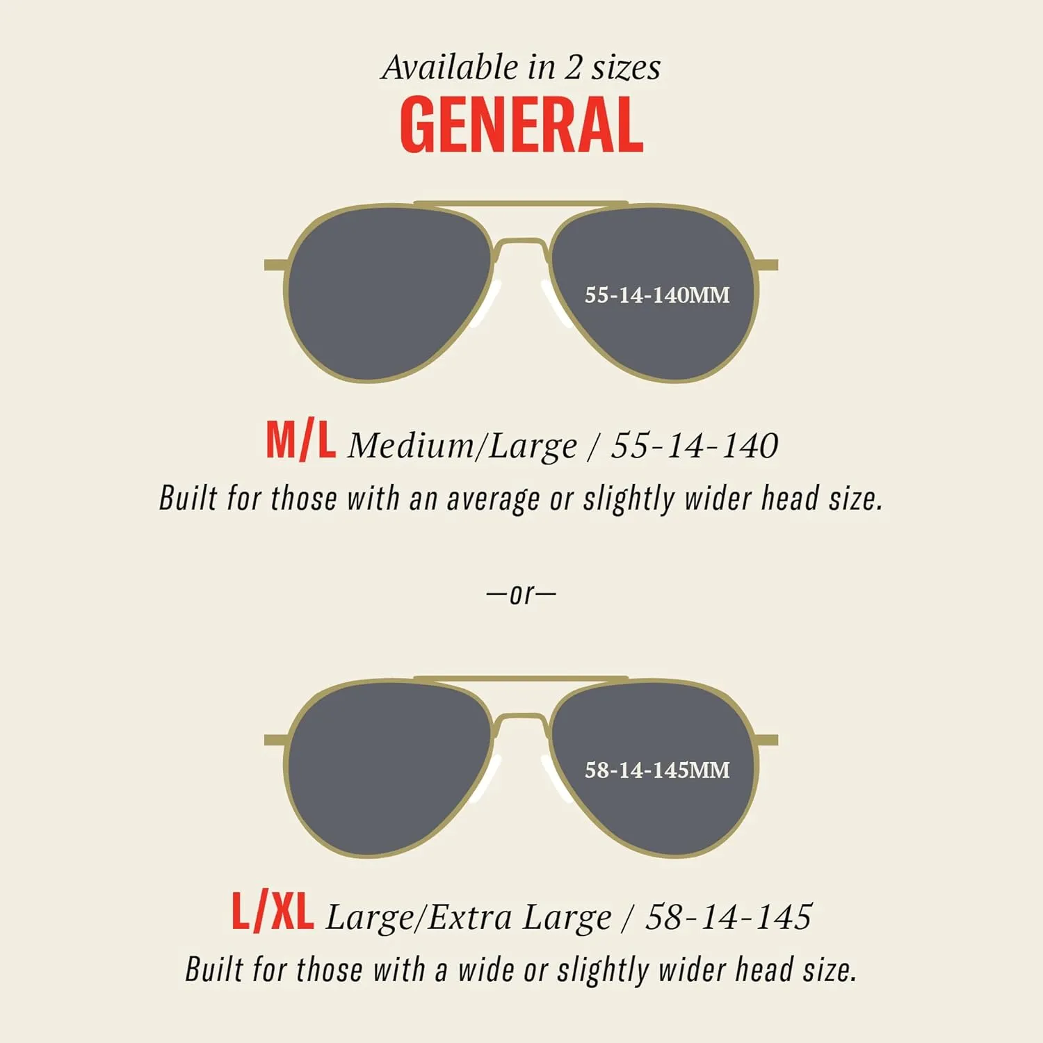 AO General Sunglasses - AOLite Nylon Lenses - Polarized