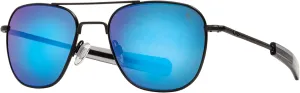 AO Original Pilot Sunglasses - AOLite Mirrored Nylon Lenses - Bayonet Temple