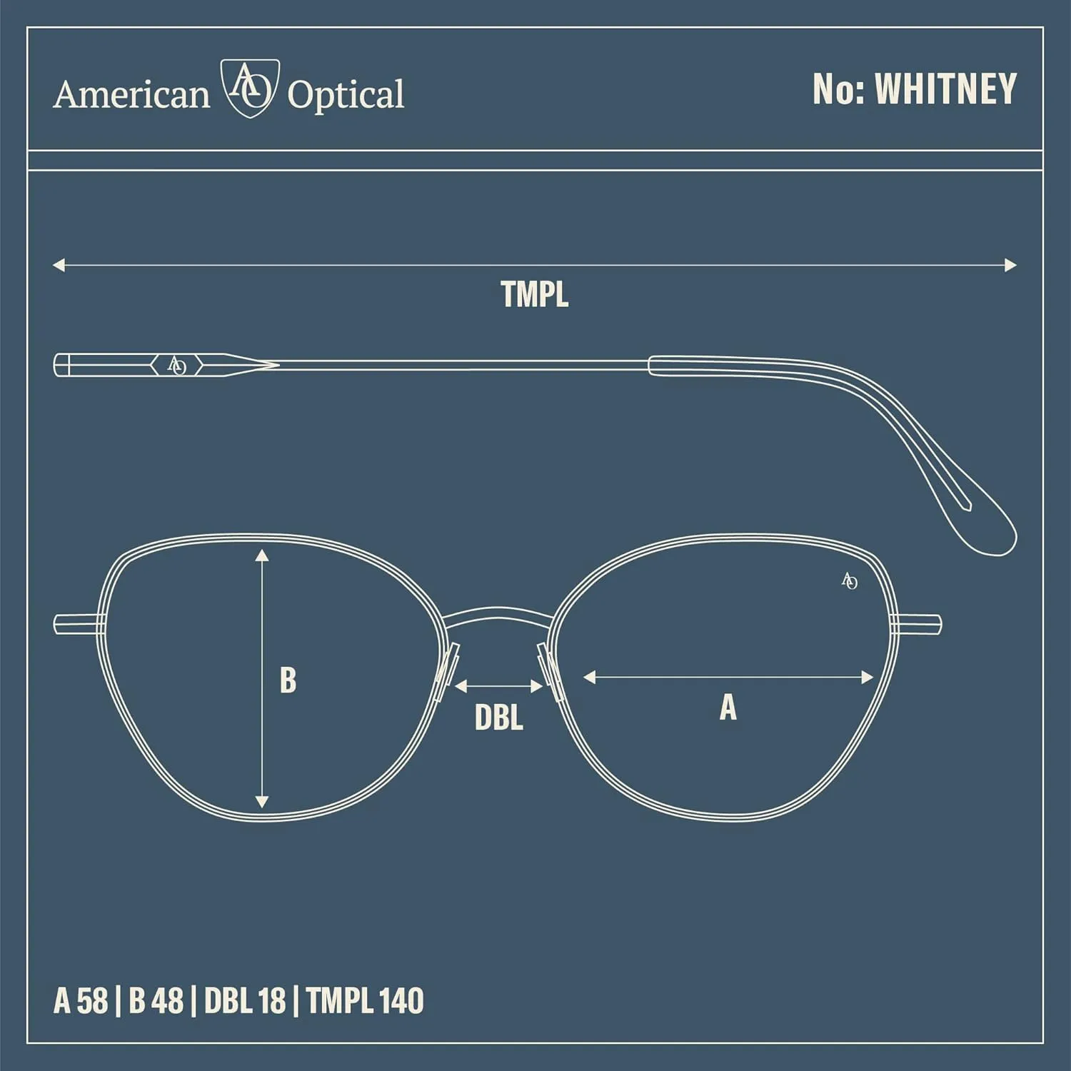 AO Whitney Sunglasses - AOLite Nylon Lenses - Polarized