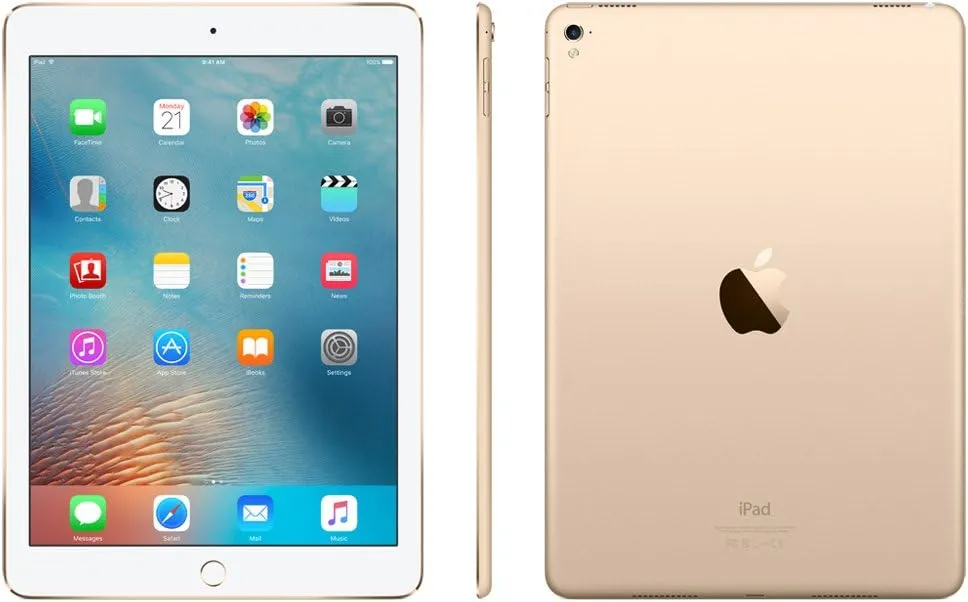 Apple iPad Pro Tablet (256GB, Wi-Fi, 9.7in) Gold (Renewed)