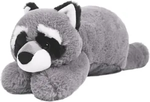 ARELUX Soft 18in Raccoon Stuffed Animals: Raccoon Plush Cute Cuddly Body Pillow Hug Sleeping Fluffy Wild Animal Toys Bed Decor Plushie Doll Friends Family Member