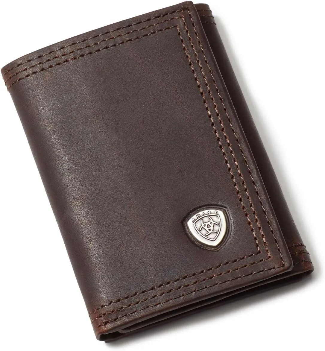 ARIAT Men's Rowdy Tri-Fold Dark Copper, One Size