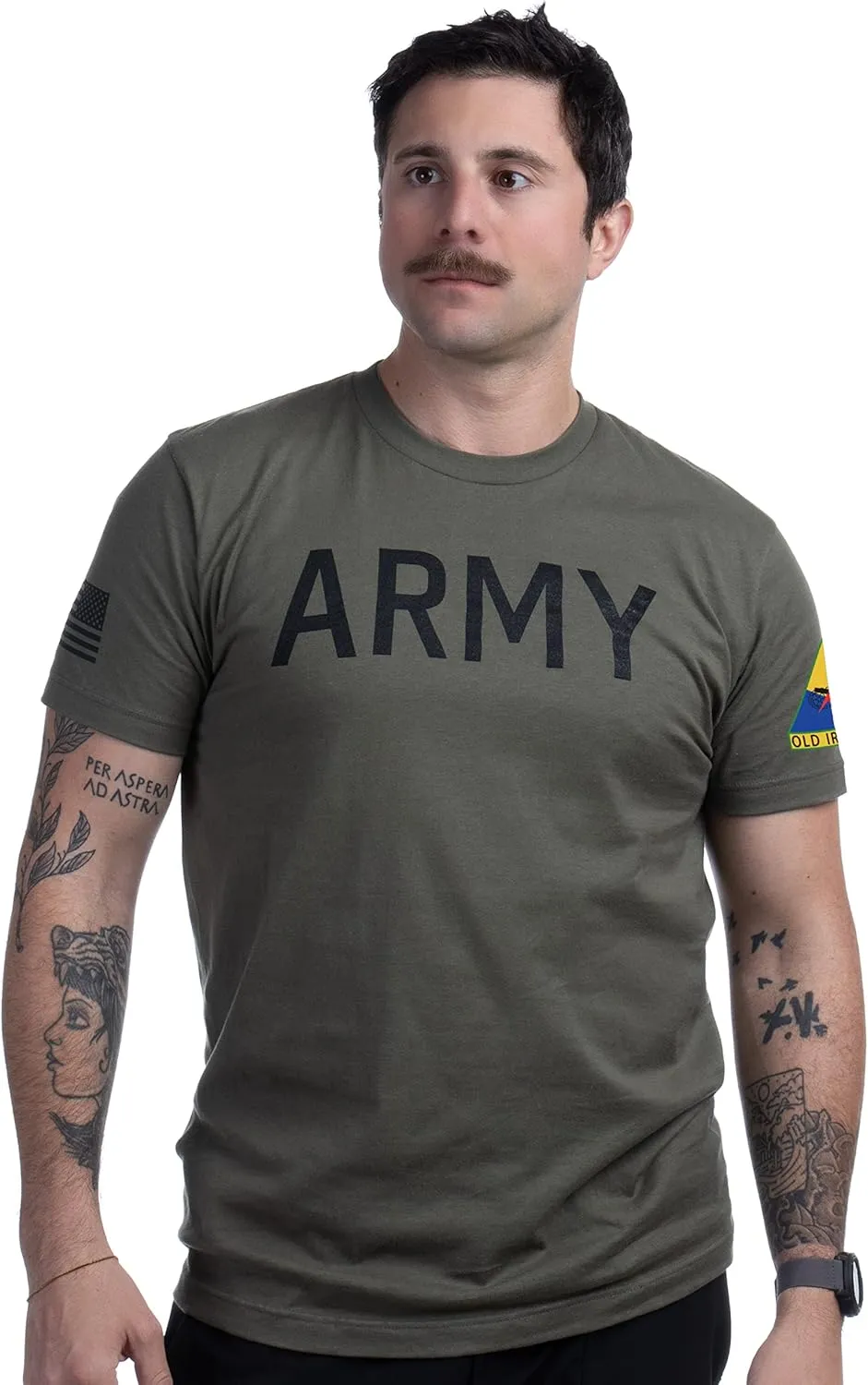 Army PT Style Shirt | U.S. Military Physical Training Infantry Workout T-Shirt