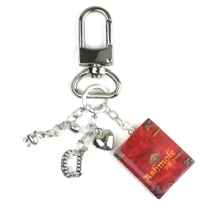 Ashmole 782 Discovery of Witches Clay Mini Book Key Chain Bag Backpack Purse Clasp Clip