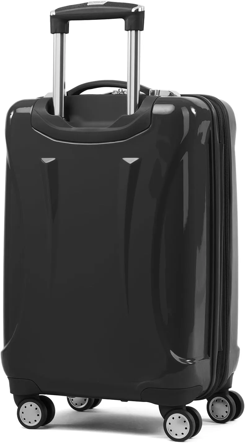 Atlantic Ultra Lite Hardside Expandable Spinner, Jade Black, Carry-on