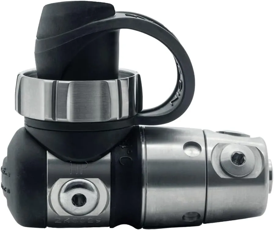 Atomic Aquatics TFX Scuba Diving Regulator | Unique Front Exhaust Design | Provides Effortless Breathing in All Diving Positions| Durable Titanium Components