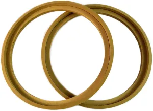 Audiopipe RING12BZ Nippon 12 Mdf Wood Woofer Ring Pair
